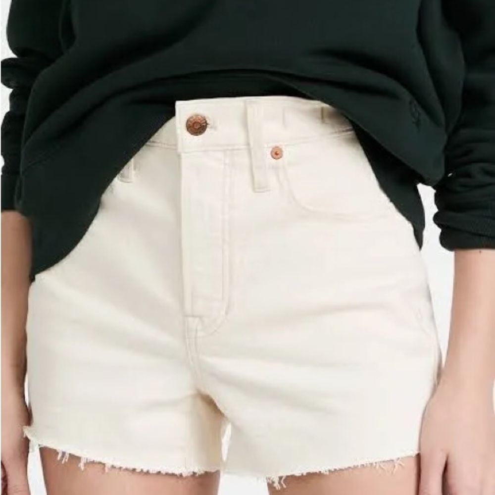 Madewell The Perfect Jean Short in Canvas Wash 🆕!!